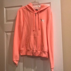 PINK zip up hoodie